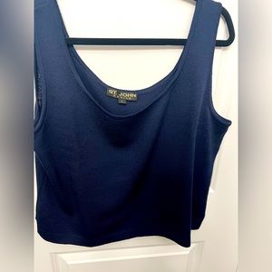 St John Basics Navy Tank